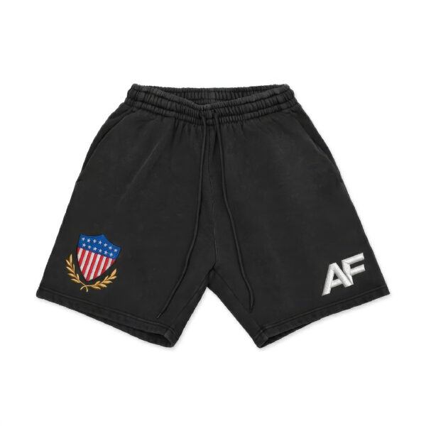 America First Embroidered Shorts