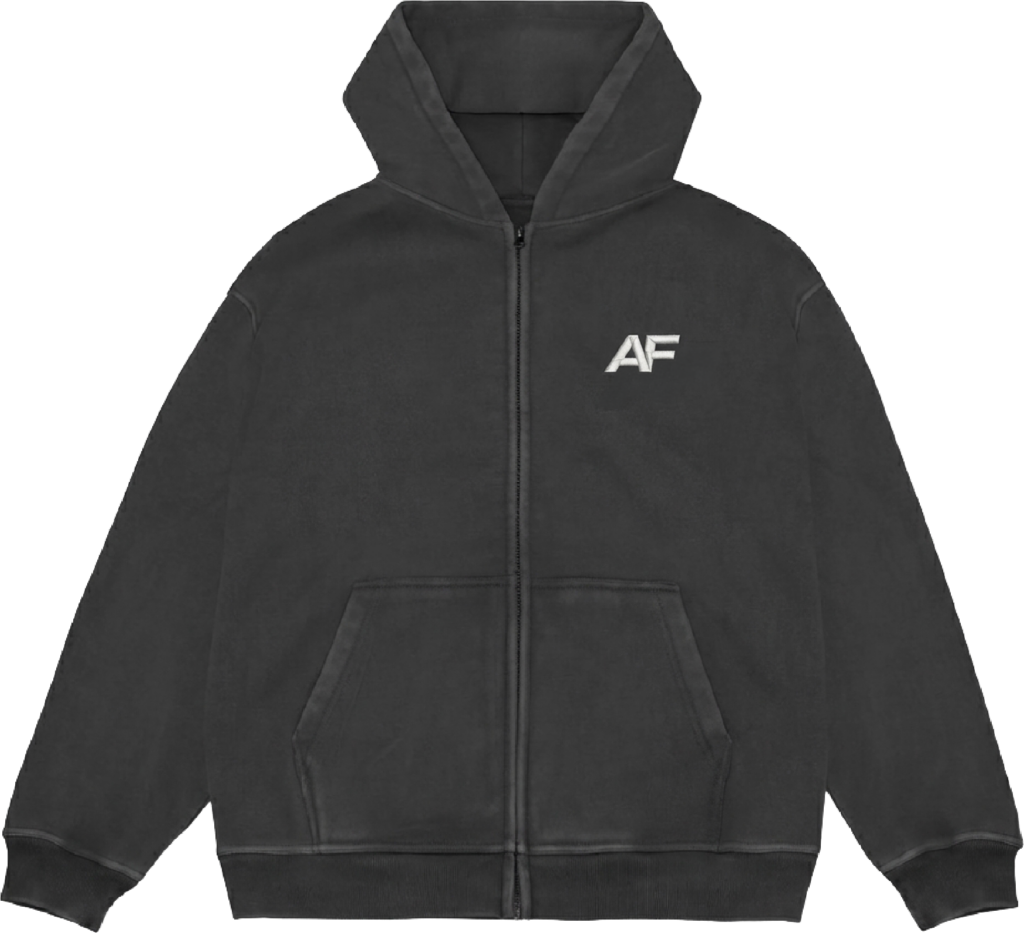 America First Embroidered Zip Hoodie