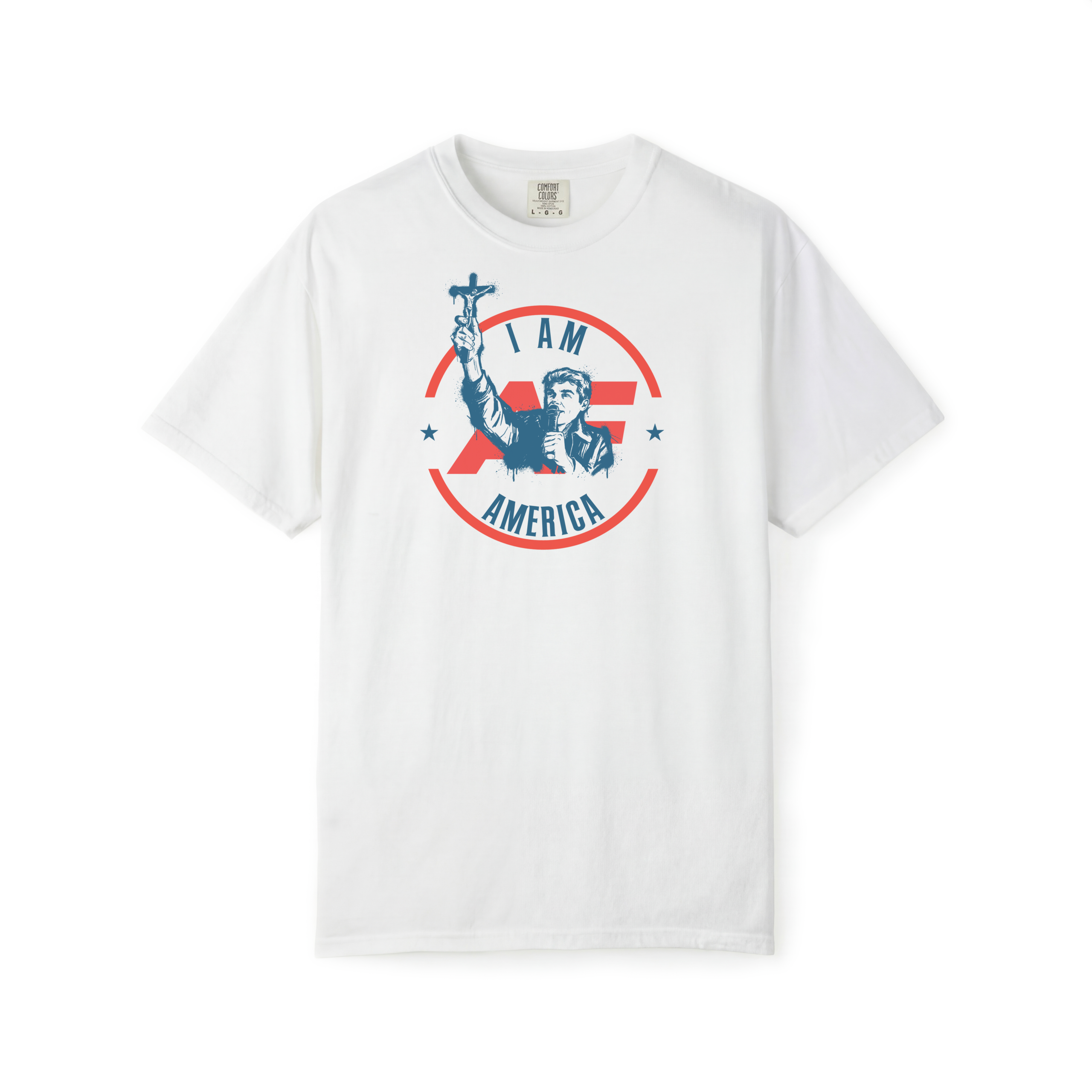 America First Crucifix T-Shirt