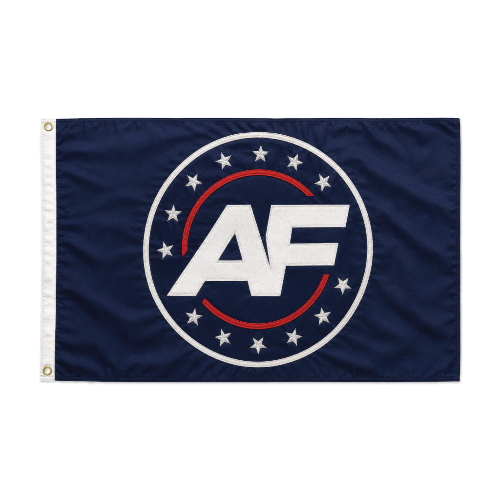 Premium Stitched America First Flag - Navy
