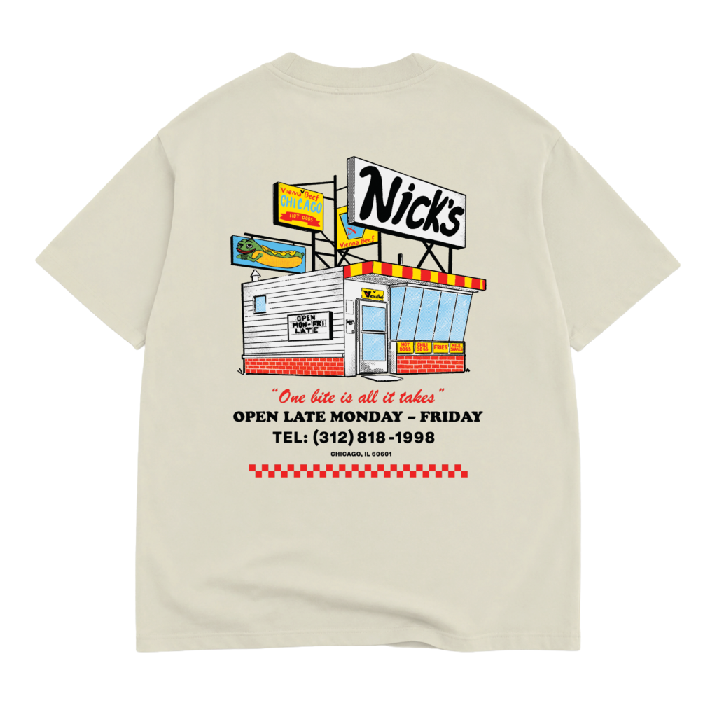 Original Nick's Tee - Cream