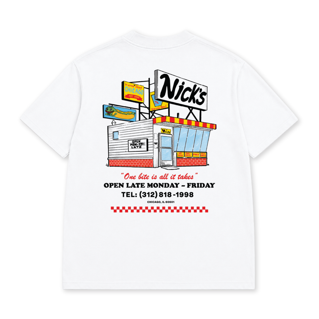 Original Nick's Tee - White