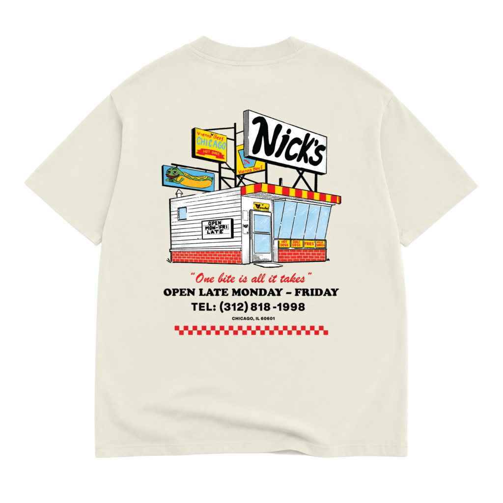 Original Nick's Tee - Cream