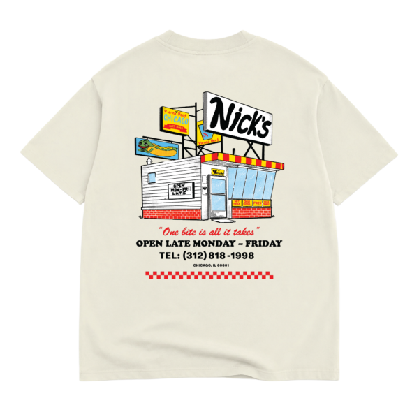 Original Nick's Tee - Cream