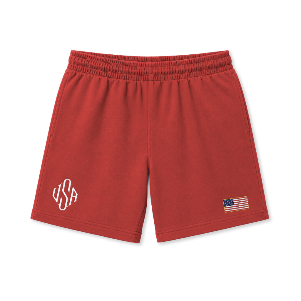 U.S.A. Shorts - Red